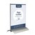 Kaarthouder Europel T-standaard A4 staand acryl / aluminium