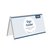 Porte-nom de table Europel en V 210x100mm acryl