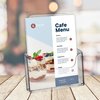 Folderhouder Europel tafel/wand A4 41mm transparant foto