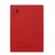 Chemise Quantore A4 bord décalé 250g rouge