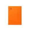 Vouwmap Quantore A4 ongelijke zijde 250gr oranje foto