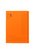 Vouwmap Quantore A4 ongelijke zijde 250gr oranje
