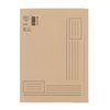 Vouwmap Quantore A4 ongelijke zijde 250gr beige foto