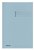 Dossiermap Esselte folio 3 kleppen manilla 275gr blauw