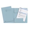 Dossiermap Esselte folio 3 kleppen manilla 275gr blauw photo