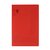 Vouwmap Quantore Folio ongelijke zijde 250gr rood