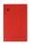Vouwmap Quantore Folio ongelijke zijde 250gr rood