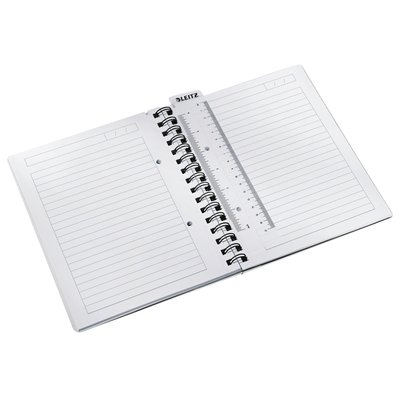 Cahier Leitz WOW A5 spirale ligné 160 pages rose
