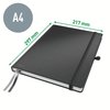 Cahier Leitz Complete A4 ligné 160 pages 100g noir Photo