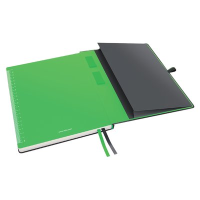Cahier Leitz Complete A4 ligné 160 pages 100g noir