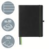 Cahier Leitz Complete 187x242mm ligné 160 pages 100g noir Photo