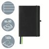 Cahier Leitz Complete A5 ligné 160 pages 100g noir Photo