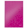Cahier Leitz WOW A4 ligné 160 pages 90g rose Photo
