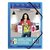 Elastomap Oxford Polyvision A4 met insteektas 3 kleppen PP blauw