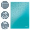 Notitieboek Leitz WOW A4 160 pagina's 90gr lijn ijsblauw foto