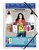 Elastomap Oxford Polyvision A4 met insteektas 3 kleppen PP transparant