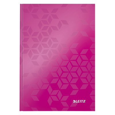 Cahier Leitz WOW A5 ligné 160 pages 90g rose