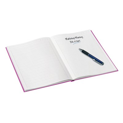 Cahier Leitz WOW A5 ligné 160 pages 90g rose