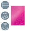 Cahier Leitz WOW A5 ligné 160 pages 90g rose Photo
