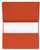 Pocketmap Secolor folio 100% gerecycled karton 250gr rood