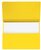 Pocketmap Secolor folio 100% gerecycled karton 250 gr geel