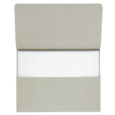 Pocketmap Secolor folio 100% gerecycled karton 250gr grijs