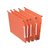 Hangmap Esselte Orgarex dual lateraal 345x275x30mm oranje