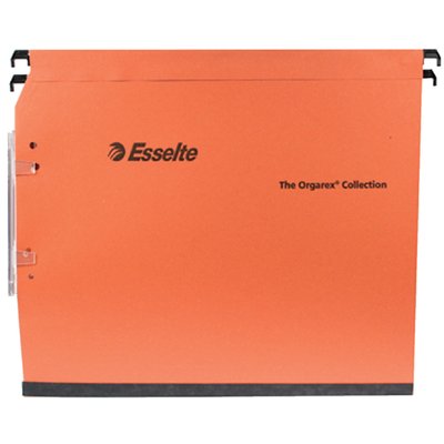 Hangmap Esselte Orgarex dual lateraal 345x275x30mm oranje