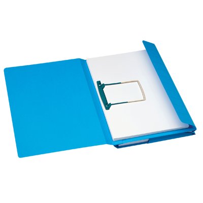 Combimap Secolor folio 1 klep recycled 250gr blauw