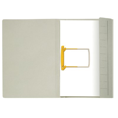 Combimap Secolor folio 1 klep recycled 250gr grijs