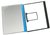 Rapportenmap met JalemaClip A4 10 stuks Blauw