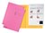 Vouwmap Esselte A4 manilla 180gr roze