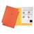 Vouwmap Esselte A4 manilla 180gr oranje
