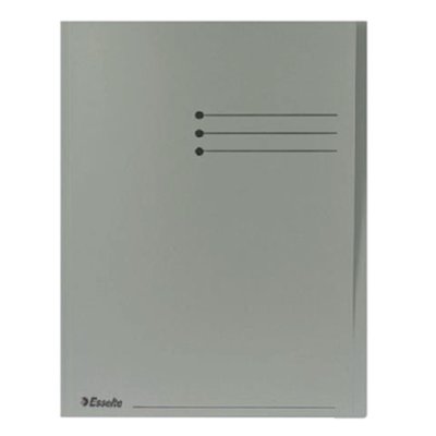 Vouwmap Esselte A4 met overslag manilla 180gr grijs