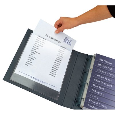 Pochette modèle U Djois 220x305mm adhésif PP transparent 10 pièces