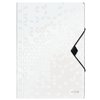Elastomap Leitz WOW A4 3 kleppen PP wit foto