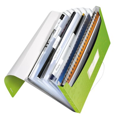 Trieur Leitz WOW pour A4 6 compartiments PP vert