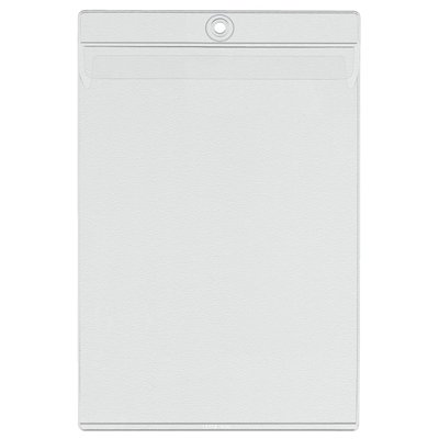 Insteekmap U-model Leitz Premium met ophangoog 0.20mm PVC A5 transparant 50 stuks