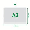 Showtas Leitz Premium copy safe 0.13mm PP A3 landscape transparant 50 stuks foto