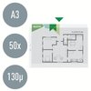 Showtas Leitz Premium copy safe 0.13mm PP A3 landscape transparant 50 stuks foto