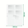 Pochette Leitz Premium pour cartes de visite Copy safe A4 PP transparent 10 pièces Photo
