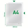 Insteekmap L-model Leitz Premium copy safe 0.15mm PVC A4 transparant 100 stuks foto