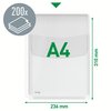 Harmonica showtas Leitz Premium met klep 0.17mm PVC A4 5 stuks foto