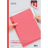 Insteekmap L-model Quantore A4 PP 0.12mm rood 25 stuks photo