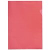 Insteekmap L-model Quantore A4 PP 0.12mm rood 25 stuks photo