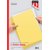 Insteekmap L-model Quantore A4 PP 0.12mm geel 25 stuks