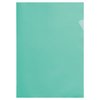 Insteekmap L-model Quantore A4 PP 0.12mm groen 25 stuks foto
