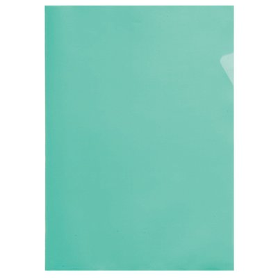 Insteekmap L-model Quantore A4 PP 0.12mm groen 25 stuks