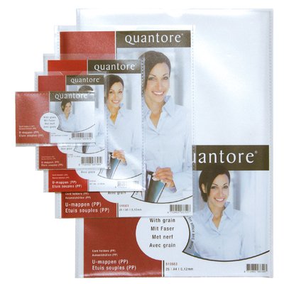 Insteekmap U-model Quantore A5 PP 0.12mm 25 stuks