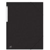 Elastomap Oxford Top File+ A3 3 kleppen 390gr zwart foto